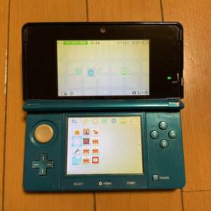 ニンテンドー 3DS アクア ブルー 