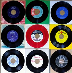 貴重盤 / 洋楽・USオリジナル盤 / ロカビリー・Wild R&R・R&B・SOUL・Popcorn・C&W など (ジャンク 7inc シングル) 大量セット / 50s 60s