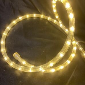 電球色の電球ロープライト。長さ約2メートル72球。LEDではありません電球のロープライトです。レトロ感満載です。の画像5
