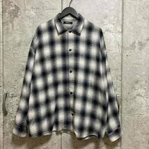 【XL】ROTTWEILER OPEN COLLAR OMBRE SHIRT ロットワイラー　オンブレ_画像1