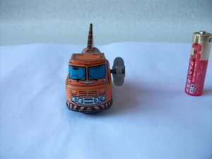 希少 レア 当時物 　ブリキ　日本製　トラッククレーン ゼンマイWING-UP フィギュア 昭和レトロ ビンテージ 