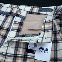 P862 FILA GOLF フィラ ゴルフ 上下セット 3層ボンディング 裏起毛 ストレッチ ジャケット パンツ セットアップ L オフホワイト_画像7