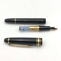 ★D11235【美品】MONTBLANC モンブラン/万年筆/マイスターシュテュック Pix/ショパン/ペン先 4810 14K 585/ブラック×ゴールド/箱付_画像8