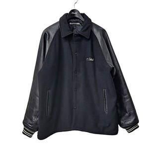 ネイバーフッド NEIGHBOR HOOD　 21AW 襟付きメルトン袖レザースタジャン　CLUB ／ WCL-JKT 商品番号：8047000087572