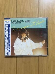 ○《3200円シール帯付》ライヴ【中山美穂】『VIRGIN FLIGHT '86 中山美穂ファースト・コンサート』CD