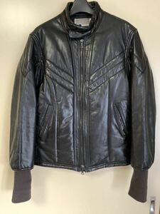 名作 nonnative LEARHER JACKET ノンネイティブ レザージャケット 革ジャン ジャケット シンサレート ブラック 黒 サイズ2 ライダース