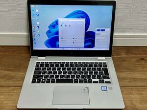 美品 HP コンバーチブル EliteBook x360/タッチパネル/Core i5-7200U 2.5〜3.10GHz/SSD 256GB/メモリ8GB/HDMI/Type-C/MS Office&筆ぐるめ