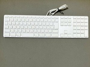 Apple　純正　USBキーボード　A1243　日本語　テンキー付き 　中古動作品　