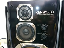 管理0946 KENWOOD ケンウッド LS-X 700 スピーカーペア 本体のみ エッジ劣化(L) オーディオ機器 音響機器 音出し確認済み 現状品_画像2