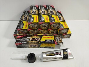 管理1330 KONISHI コニシ ボンド ウルトラ多用途 SU プレミアムハード 120ml ブラック まとめ 15本 長期保管 未使用 開封済み