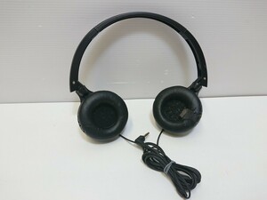 管理1342 Pioneer パイオニア ヘッドホン　SE-MJ512 Black 黒 有線 左右音出し確認済み ジャンク