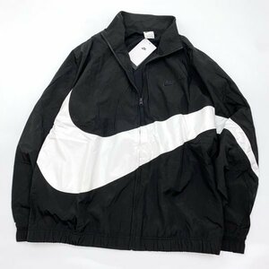 NIKE ナイキ ビッグスウッシュ ウーブン ナイロン ジャケット AR3133-010 黒 2XL