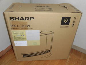 ＜中古品＞ SHARP シャープ 加湿セラミックファンヒーター ホワイト HX-L120-W