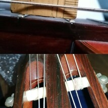 ★日本製1973 RYOJI MATSUOKA LUTHIER No.20 クラシックギター 松岡良治 状態要確認 ジャンク扱い/保証書/ハードケース付/NAGOYA JAPON★_画像10