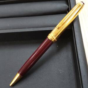 #9048 ★MONTBLANC/モンブラン★ボールペン★マイスターシュテュック #164 ソリテール・ドゥエ バーメイル★ボルドー軸★