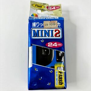 【新品 未開封】インスタントカメラ 撮りっきりコニカ MINI2 24枚撮り 有効期限切れ (664)