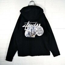 【STUSSY(ステューシー)】ダイヤモンドロゴ　ジップアップパーカー_画像9