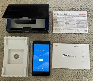 Qua phone QZ 5インチ メモリー3GB ストレージ32GB インディゴ au