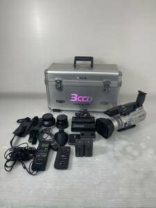 SONY ソニー ビデオカメラ ハンディカム DCR-VX2000 NTSC 3CCD PROGRESSIVE SCAN 48×DIGITAL ZOOM付属品 ケース付