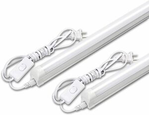 40W形/2本 LED蛍光灯 40W形 器具一体型LED蛍光灯 T8 LED 直管 18W led 6000K-6500K 昼光色