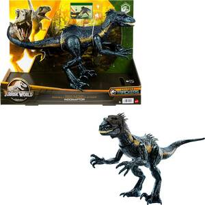 【1】スーパーアクション マテル ジュラシックワールド(JURASSIC WORLD) スーパーアクション！インドラプトル 【全長