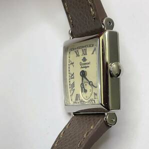 美品 ロゼモン 手巻き腕時計 Nostalgia Rosemont N011 SWISS MADE 3ATM シルバー レザーの画像2