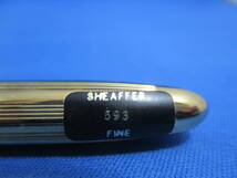 SHEAFFER シェーファー クレスト 593 23K ゴールドプレイテッド ブラックラッカー 「＃843」_画像4