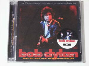 SANTA MONICA 1979 1ST NIGHT: MIKE MILLARD FIRST GENERATION MASTER / BOB DYLAN プレス2CD