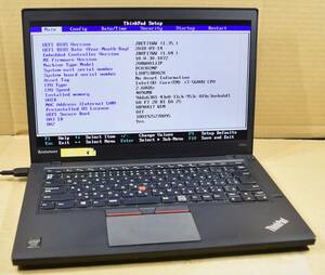 起動確認のみ(ジャンク扱い) レノボ ThinkPad T450s CPU:Core i7-5600U RAM:4G HDD:無し (管:KP175