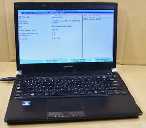 起動確認のみ(ジャンク扱い) 東芝 dynabook R732/F CPU:Core i5-3320M RAM:4G HDD:無し (管:KP131