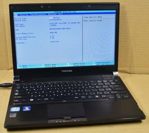 起動確認のみ(ジャンク扱い) 東芝 dynabook R732/F CPU:Core i5-3320M RAM:4G HDD:無し (管:KP111