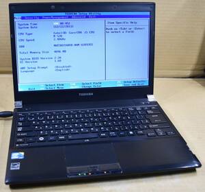 起動確認のみ(ジャンク扱い) 東芝 dynabook RX3 TM240E/3HD CPU:Core i5-M520 RAM:4G HDD:無し (管:KP138