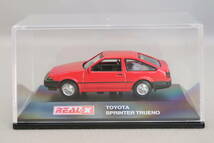 ヨーデル REAL-X トヨタ スプリンター トレノ 赤（AE86）1/72スケール_画像1
