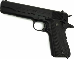 クラフトアップルワークス CAW MULE モデルガン M1911A1 ミリタリー モデル 1943 HW ブラック 発火式 モデルガン 新品 4571261539579