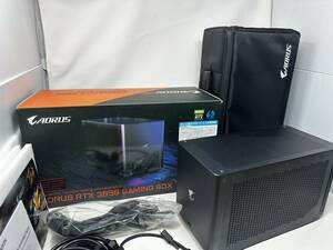 ゲーミングボックス RTX3090 AORUS RTX 3090 GAMING BOX オーラス 水冷グラフィックボード ノートパソコン GV-N3090IXEB-24GD ギガバイト