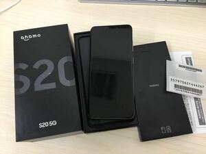 【T】【9575】docomo　Galaxy S20 5G SC-51A 128GB コズミックグレー　利用制限〇　中古品ドコモ ギャラクシー スマートフォン 