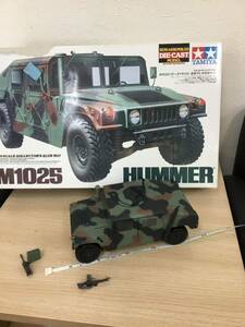 【T】【7406】TAMIYA　M1025　HUMMER　完成品と箱 タミヤ 機動車 戦車 プラモデル 