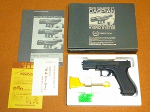 【絶版品】【美品】MGC(現KSC) GLOCK17 CASPIAN グロック17 キャスピアン 快調作動品[G17 G18C G19系] ガスブローバック ガスガン R6177