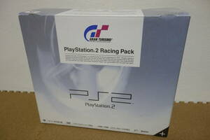 PS2　プレイステーション2　Racing Pack　本体　箱付き　SCPH-55000GT【ジャンク】　