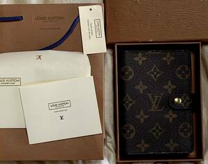 モノグラム ルイヴィトン LOUIS VUITTON 手帳カバー ダイアリー アジェンダ PM モノグラム キャンバス バインダー 