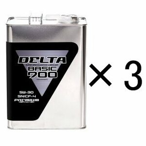 DELTA RACING 700 BASIC 5w-30 4L　３缶