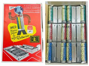 A5-76）希少★未使用　保管品　IMCO 【イムコ 】TRIPLEX JUNIOR 6600 カラフル ジュニア ライター オーストラリア製　当時物　元箱付き