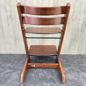 子供椅子 STOKKE ストッケ varefakta 椅子 チェア木製 TRIPP TRAPP トリップトラップ ブラウン【中古】/56034の画像8