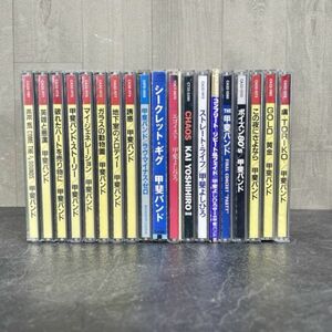 CD 甲斐バンド 19枚セット シークレットギグ 誘惑 地下室メロディー ストレートライフ ポイズン80s この夜にさよなら等 /56017