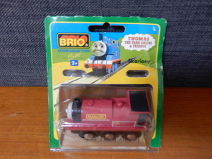 未使用品 BRIO スカーロイ 木製 機関車トーマス SKARLOEY