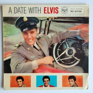 A DATE WITH ELVIS RD-27128 UK盤　RCA VICTAR ELVIS PRESLEY エルヴィス・プレスリー　LPレコード