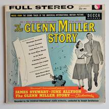 DECCA DL78226 THE GLENN MILLER STORY サウンドトラック　LOUIS ARMSTORONG LPレコード　SWING JAZZ オリジナル盤_画像1