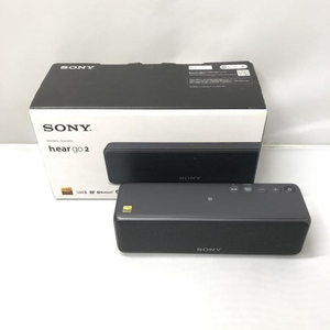 【中古】SONY ソニー ワイヤレススピーカー h.ear go 2 グレイッシュブラック SRS-HG10[240015235695]