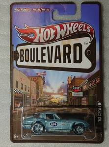 【匿名配送】ホットウィール ブールバード コルベット hotwheels BOULEVARD 63 corvette 旧ブルバ ブルバ リアルライダー【送料無料】