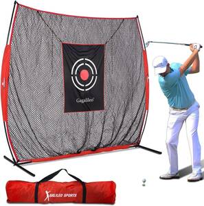  Gagalileoゴルフネット ゴルフ練習ネット スイング練習 屋外室内 キャリーバッグ付き 設置簡単